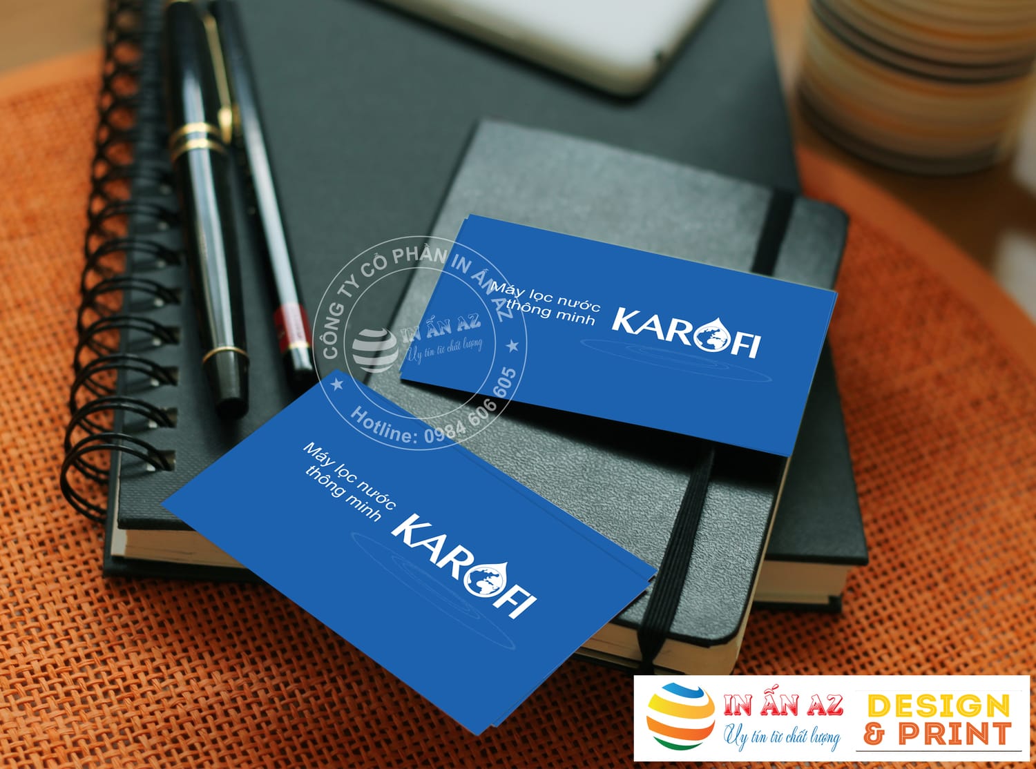 Mẫu card visit của đơn vị Máy lọc nước Karofi