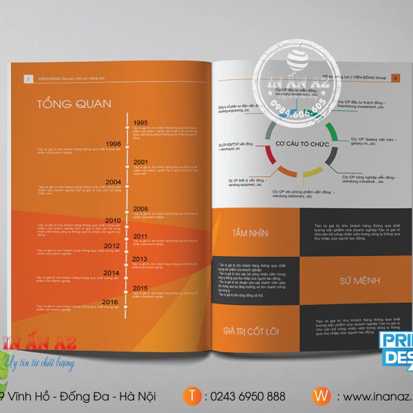 Profile 29 Dịch vụ thiết kế, in profile chất lượng cao giá rẻ- In ấn AZ