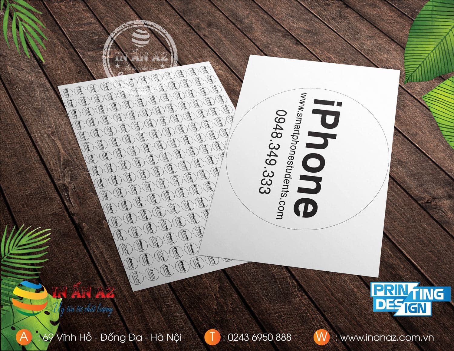 Mẫu tem bảo hành của smartphonestudents.com