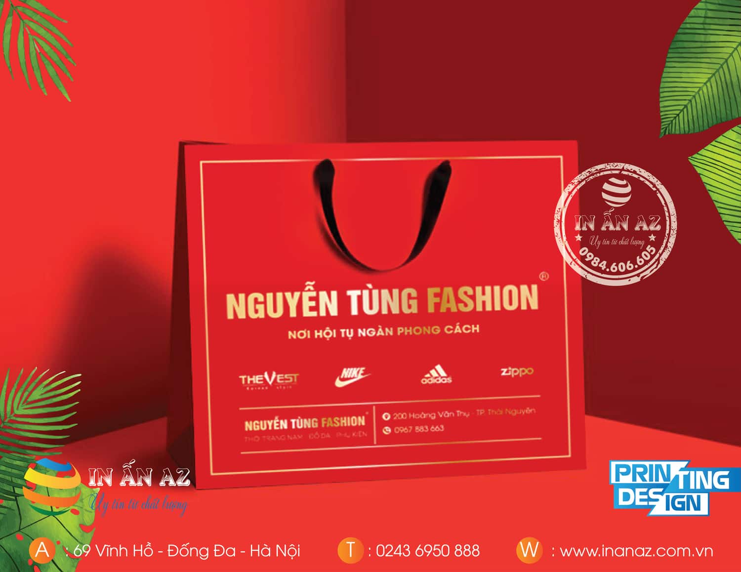 Mẫu túi giấy Nguyễn Tùng Fashion