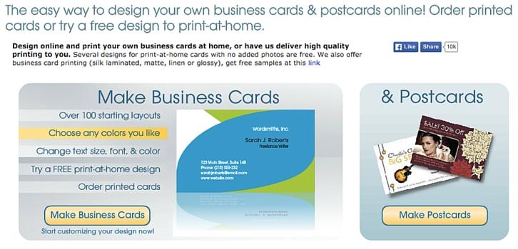 Phần mềm thiết kế Business Card Star