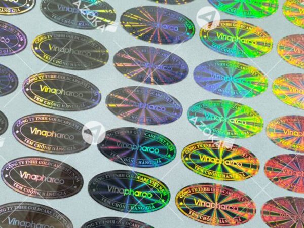 in tem 7 mau hologram in tem 7 màu hologram