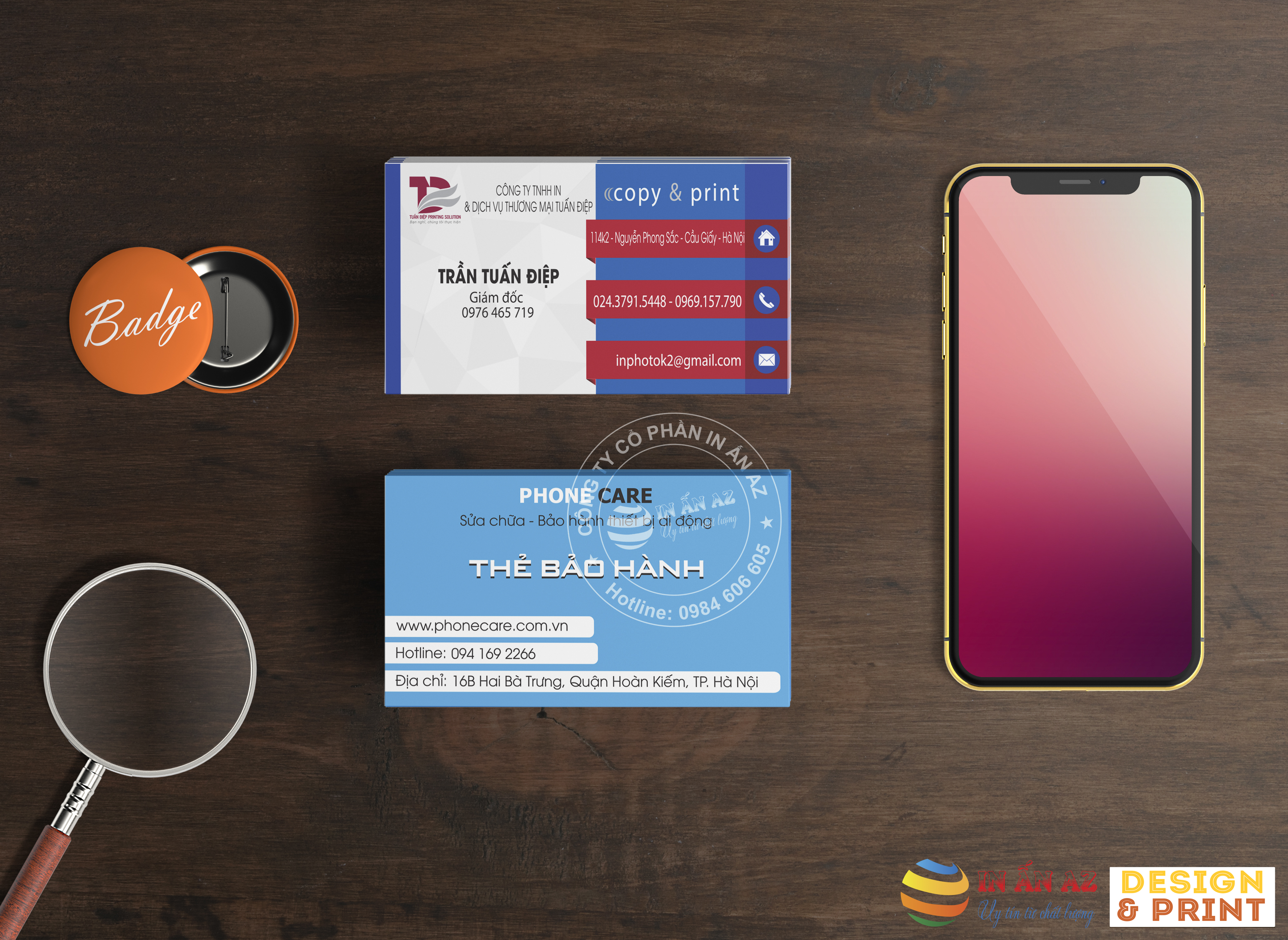 in card visit lấy ngay tại hà nội