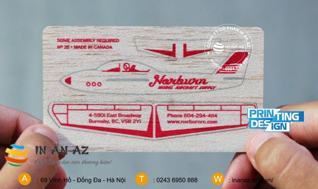 mẫu card visit bán vé máy bay