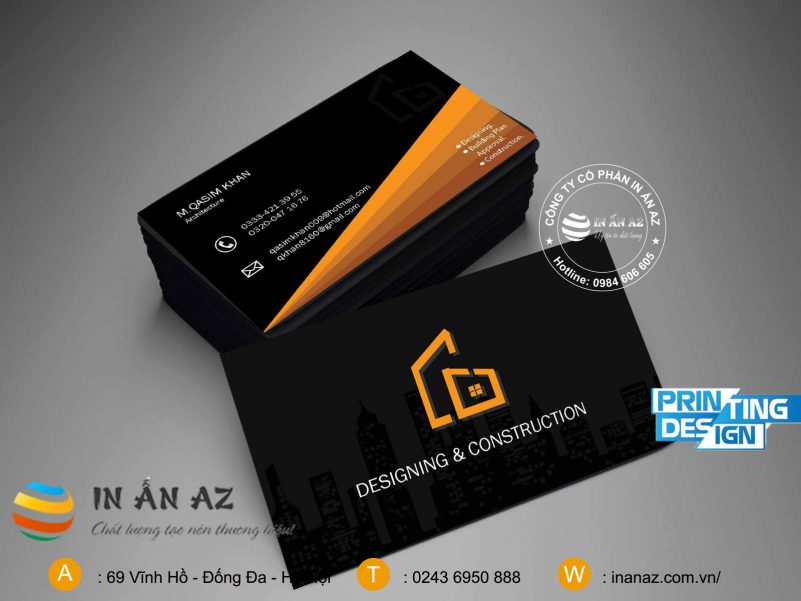 mau card visit cong ty xay dung