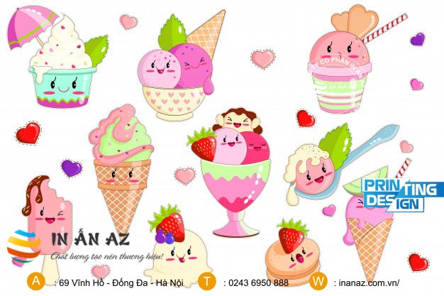 Những hình vẽ sticker cute kem với những màu sắc tươi sáng và một nụ cười ngọt ngào đã sẵn sàng để bạn sử dụng trang trí cho tin nhắn của mình. Hãy xem ngay những hình vẽ ấy để tạo ra những cuộc trò chuyện thú vị hơn nhé.