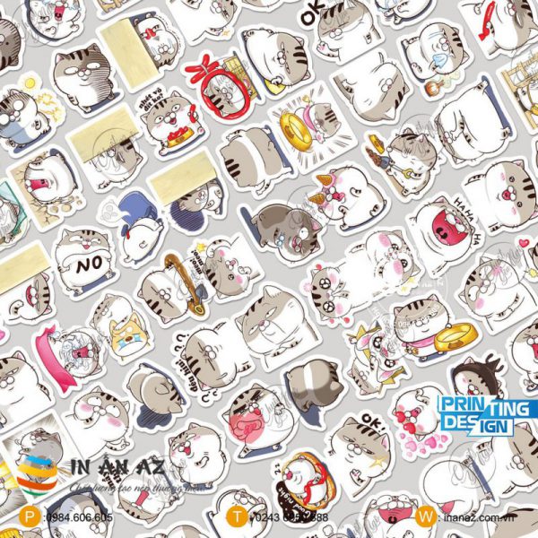 99+ hình sticker dễ thương, hình sticker cute, đáng yêu - In Ấn AZ