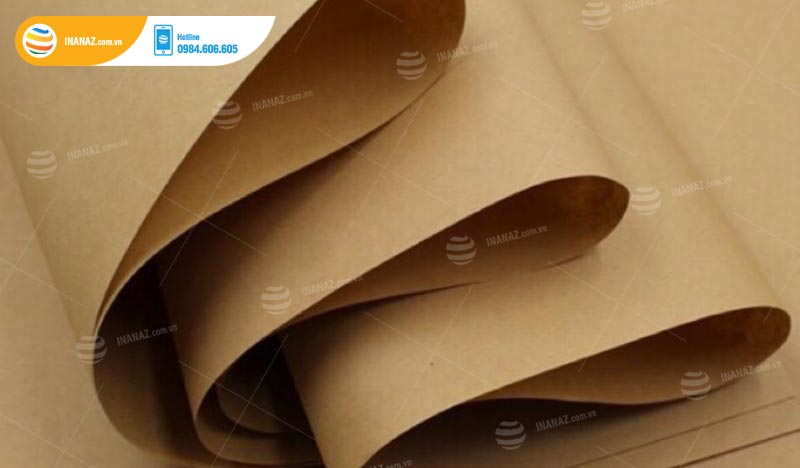 Chất liệu giấy kraft in vỏ hộp