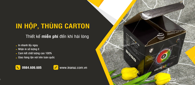 Xưởng in hộp carton giá rẻ theo yêu cầu tại Hà Nội