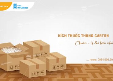 Kích thước thùng, hộp carton chuẩn nhất