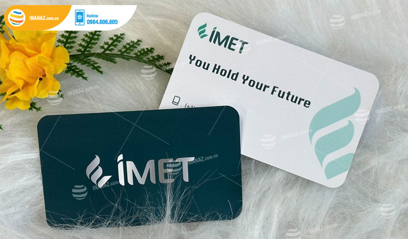 Mẫu danh thiếp công ty IMET