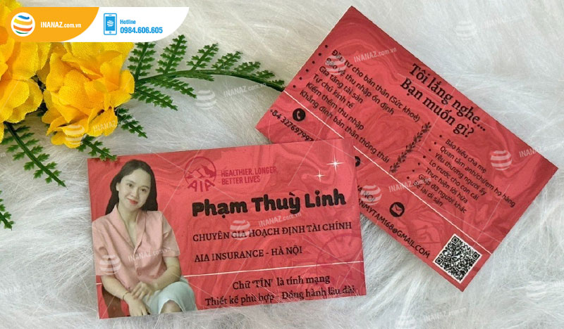 Mẫu card visit cá nhân Phạm Thuỳ Linh