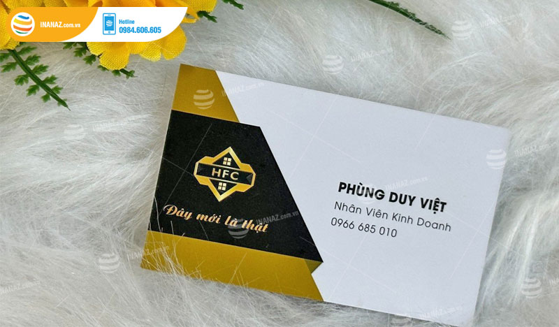 Mẫu name card nhân viên kinh doanh Phùng Duy Việt