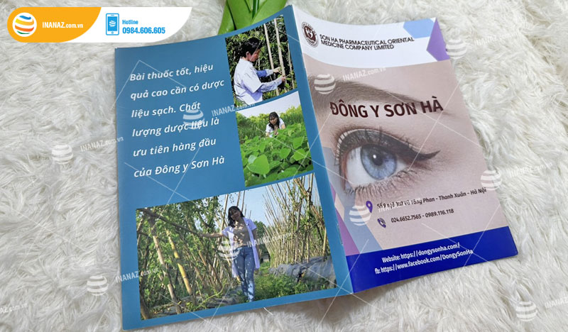 Mẫu catalogue công ty Đông Y Sơn Hà