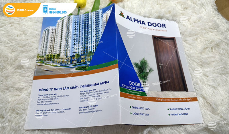 Mẫu catalogue công ty Alpha Door
