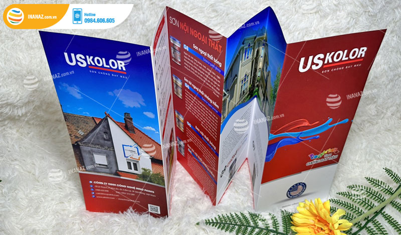 Mẫu brochure quảng cáo nội thất nhà cửa USKOLOR