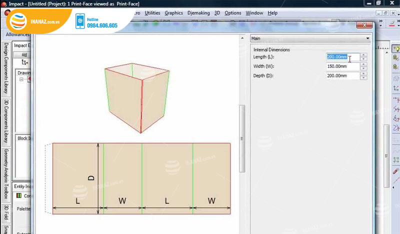 Phần mềm thiết kế hộp giấy Artioscad