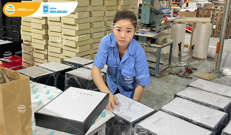 Gia công hộp carton sau in