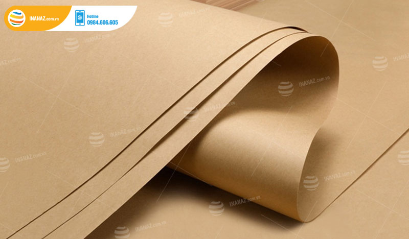 Chất liệu in túi giấy đựng gà rán thông dụng