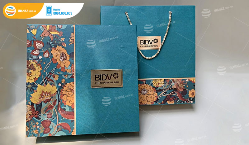 Mẫu túi giấy cao cấp cho ngân hàng BIDV