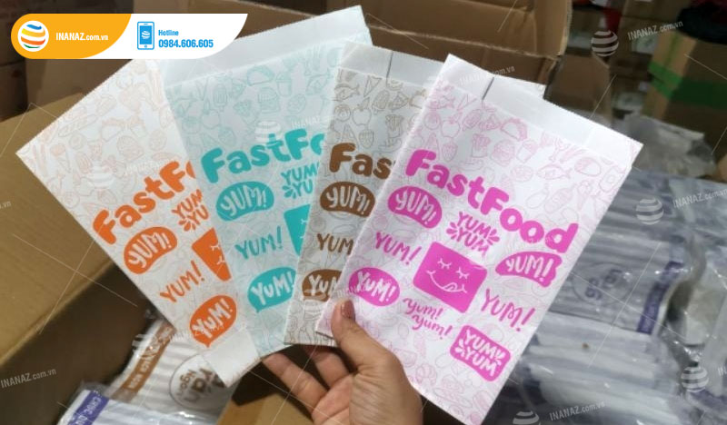 Túi giấy đựng gà rán Fast Food