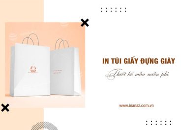 In túi giấy đựng giày dép theo yêu cầu tại Hà Nội