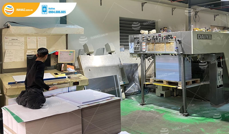 Công nghệ in ấn hiện đại tại xưởng in ấn AZ
