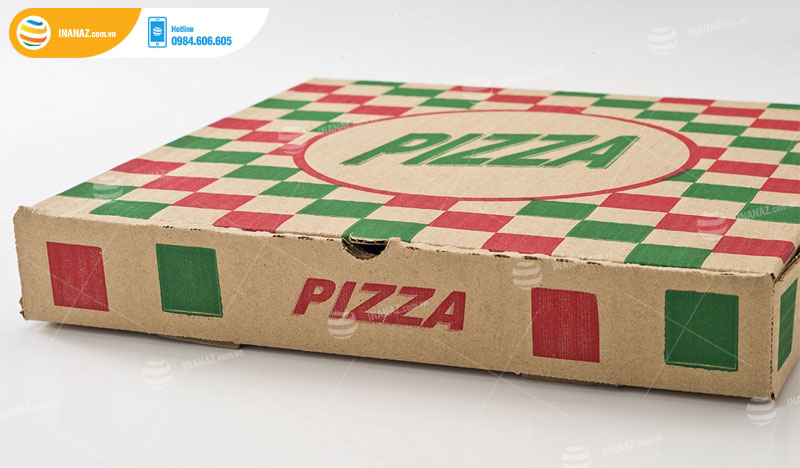 Mẫu hộp giấy đựng pizza đẹp ấn tượng