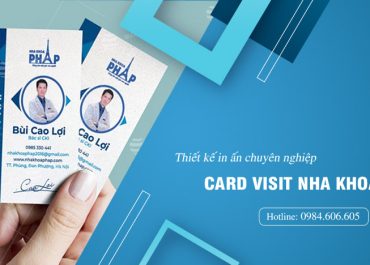 Tổng hợp mẫu card visit nha khoa đẹp ấn tượng do In ấn AZ thực hiện