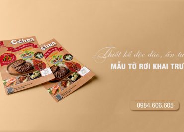 Mẫu tờ rơi khai trương đẹp và ấn tượng nhất