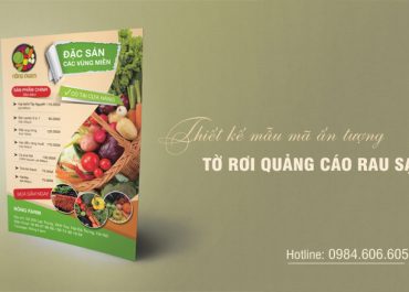 Top 81+ mẫu tờ rơi quảng cáo rau sạch đẹp và ấn tượng