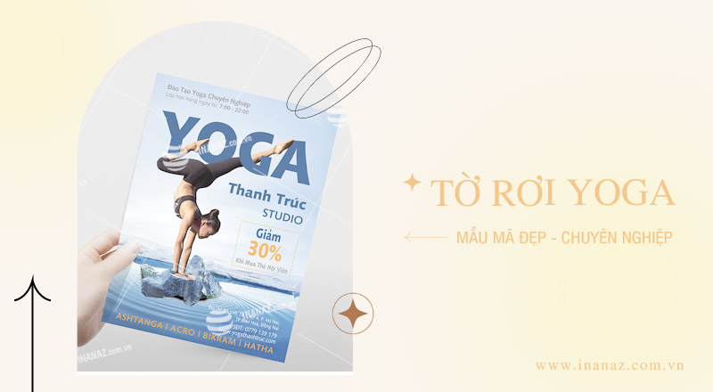 Tổng hợp mẫu thiết kế tờ rơi yoga đẹp ấn tượng