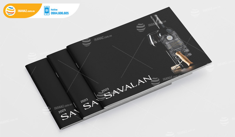 Mẫu catalogue rượu thương hiệu SAVALAN