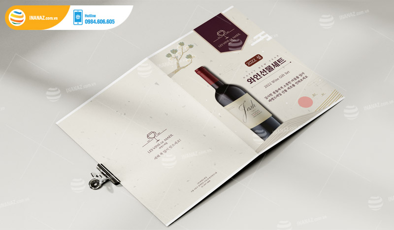 Mẫu catalogue rượu cao cấp Hàn Quốc