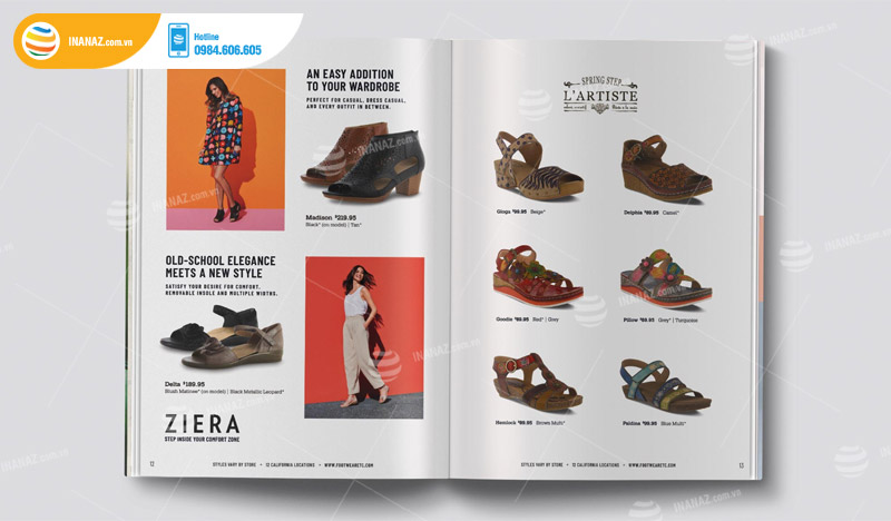 Catalogue giới thiệu sản phẩm giày dép là gì?