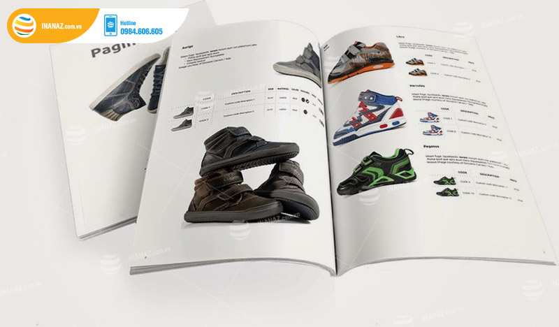 Mẫu catalogue giới thiệu giày dép đẹp ấn tượng