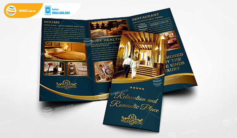 Mẫu catalogue khách sạn đẹp ấn tượng do AZ thiết kế in ấn