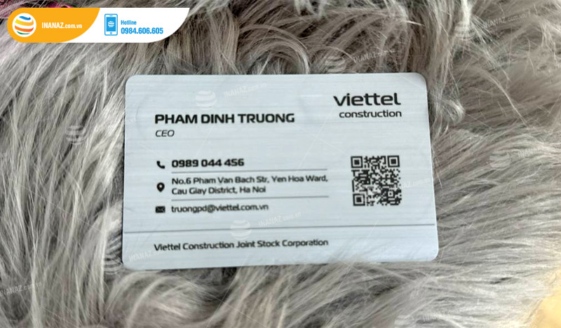 Mẫu thẻ nhựa CEO Pham Dinh Truong