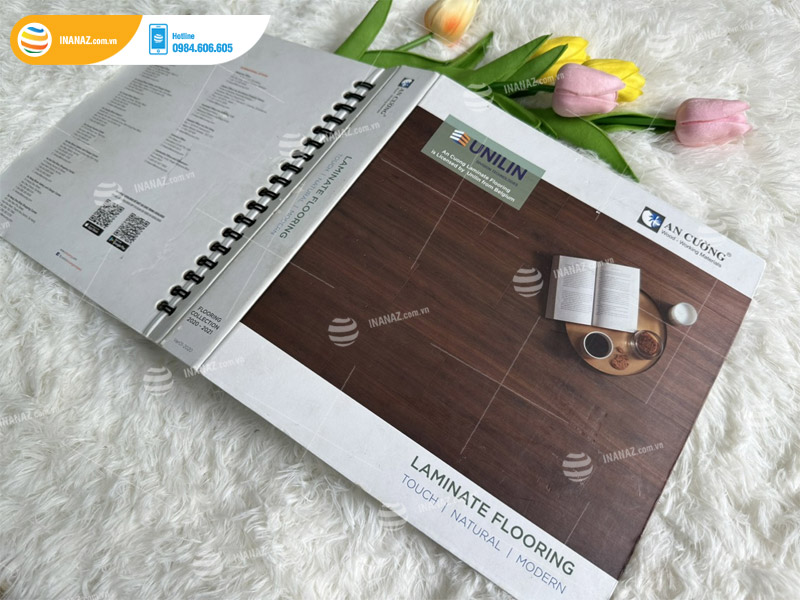 Mẫu catalogue sản phẩm sàn gỗ An Cường