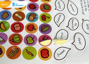 Mẫu sticker dán sản phẩm trái cây