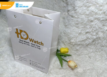 Mẫu túi giấy đựng đồng hồ HD Watch