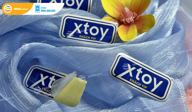 Mẫu tem nhãn dán Xtoy