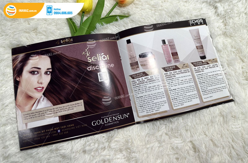 Mẫu catalogue GOLDENSUN Cosmetics