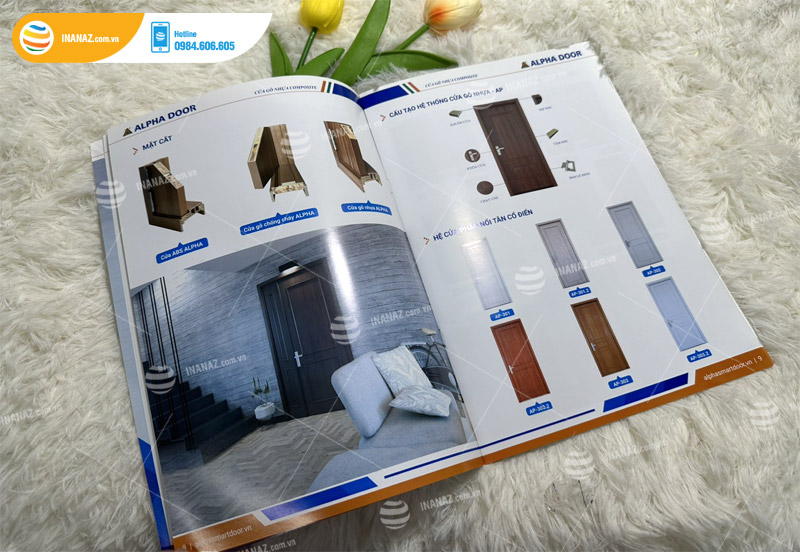 Mẫu catalogue Công ty ALPHA Door