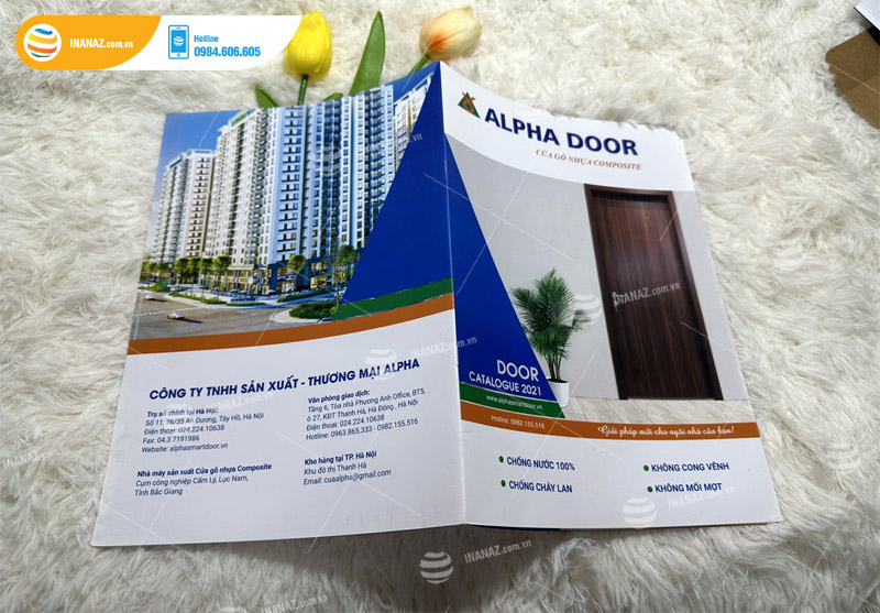 Mẫu catalogue Công ty ALPHA Door