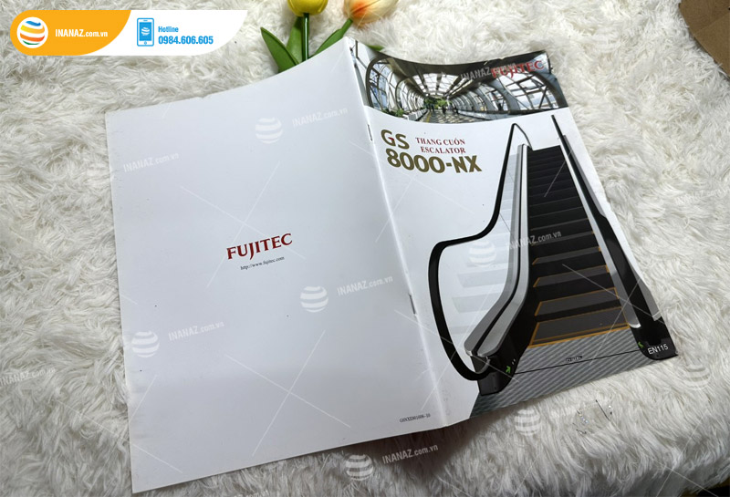 Mẫu catalogue thang cuốn Fujitec Việt Nam