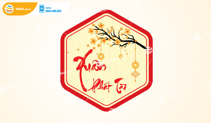 Mẫu sticker dán chúc mừng năm mới