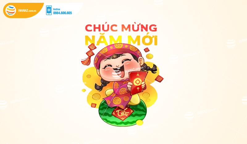 Mẫu sticker dán chúc mừng năm mới