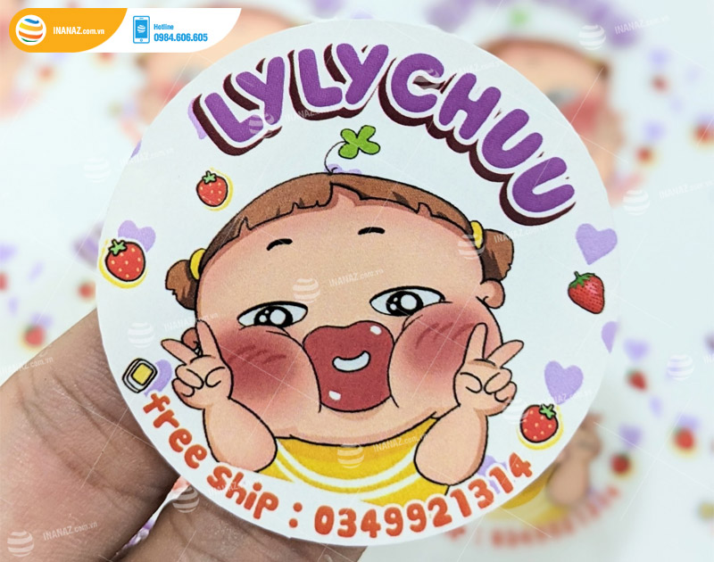 Mẫu sticker dán ly trà sữa đẹp