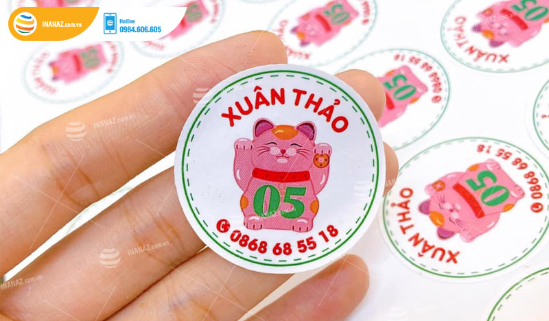 Mẫu sticker dán ly trà sữa đẹp